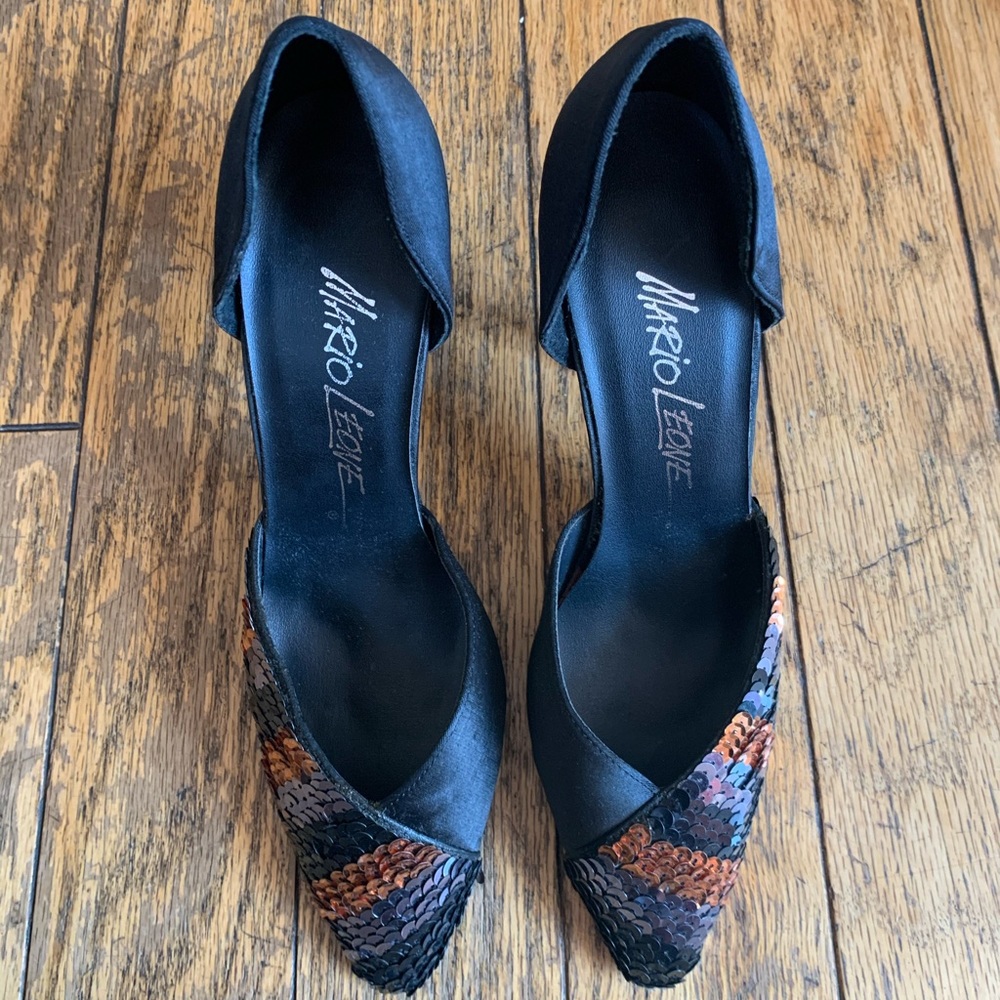 Black Heel - Mario Leone - NEVER WORN